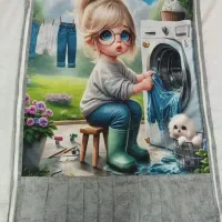 دوخت ست لباسشویی وظرفشویی تستر وپیشبند