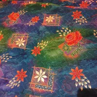 پارچه حریر متر زیاد مناسب لباس محلی