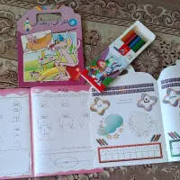 کتاب آموزش الفباونقاشی ورنگ آمیزی نو|اسباب‌‌بازی|قم, آذر (نکویی)|دیوار