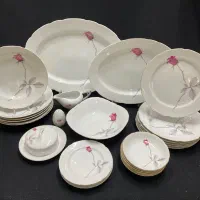 سرویس چینی کمیاب تک گل رز انتیک بازرگانی مسعود