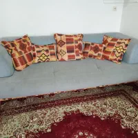 مبل راحتی 7 نفره دست دوم|مبلمان خانگی و میز عسلی|آستانه اشرفیه, |دیوار