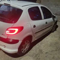 پژو 206 مدل 81 سفید کارخانه|خودرو سواری و وانت|چهارباغ, |دیوار