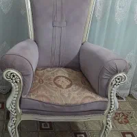 فروش مبل هفت نفر نیمه کلاسیک خیلی تمیز|مبلمان خانگی و میز عسلی|شاهین‌شهر, شهرک میلاد|دیوار