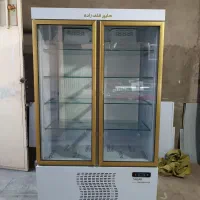 یخچال ایستاده ویترینی تک+دو درب اقتصادی