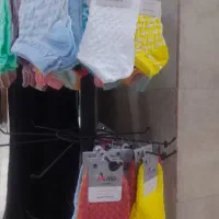 جوراب دخترانه و زنانه پنه ای.