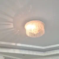 لوستر کریستالی سالم|لوستر و چراغ آویز|تهران, حکیمیه|دیوار