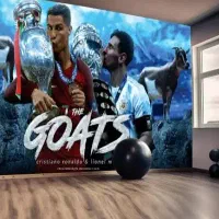 پوستر طرح رونالدو و مسی