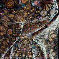 فرش دستباف 26 رنگ تمام ابریشم لچک ترنج قم|فرش|نظرآباد, نظرآباد|دیوار