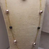 گردنبند دستبند ماه تولد کوارتز صورتی ۴۵۰ تومن|بدلیجات|تهران, پامنار|دیوار