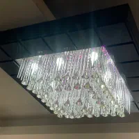 قاب چوبی و لوستر