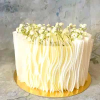 اموزش کیک خامه ای و تولد