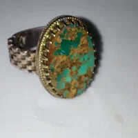 انگشتر فیروزه نیشابوری قواره بزرگ|جواهرات|بومهن, |دیوار