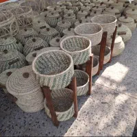 انواع ظروف حصیری|صنایع دستی و سایر لوازم تزئینی|کرمانشاه, |دیوار