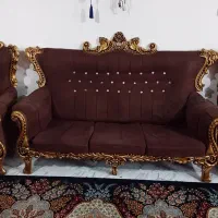 مبل راحتی با دوتا عسلی تمیز|مبلمان خانگی و میز عسلی|لنگرود, |دیوار