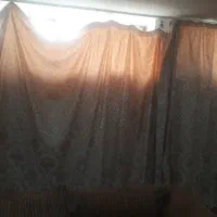 پرده ساتن گلدار