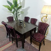 میز.صندلی ناهارخوری غذاخوری ۶.نفره در حد نو