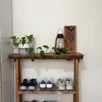 استند چوبی سه طبقه|کتابخانه، شلف، قفسه‌های دیواری|تهران, اتابک|دیوار