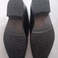 کفش مجلسی مردانه کاملاً نو چرم براق مشکی سایز ۴۴|کیف، کفش، کمربند|پردیس, سیاه سنگ|دیوار