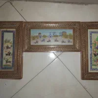 تابلو مینیاتوری و خاتم کاری ترکیه ای آنتیک