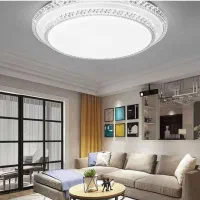 چراغ سقفی کریستالی دو طبقه