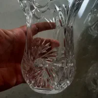 لاله کریستال لوستر سفید شفاف ۸ عدد|لوستر و چراغ آویز|تهران, باشگاه نفت|دیوار