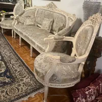 مبلمان استیل به همراه ناهار خوری ۸ نفره