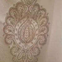 پرده حریر ساده و دستک پرده|پرده، رانر، رومیزی|مشهد, جانباز|دیوار