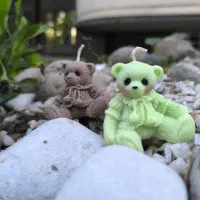 شمع های خرسی،شمع کیک توت فرنگی،کاپ کیک پاییزی