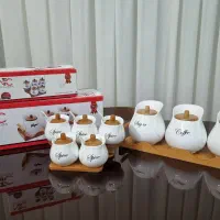 سروی‌پاسماوری و جا ادویه(۷پارچه)NTC(درحدنو)