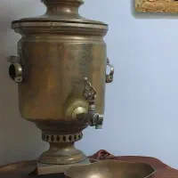 سماور ذغالی روسی عتیقه