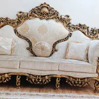 مبل پنجه شیری تر و تمیز