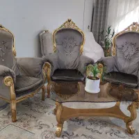 مبل نه نفره استیل|مبلمان خانگی و میز عسلی|مشهد, شهید مطهری|دیوار