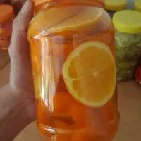 ترشیه پرتقال و فلفل رنگی