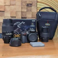 دوربین نیکون d3400 با دو لنز