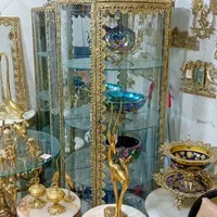 بوفه برنز ویترین برنزی کنسول برنزی|بوفه، ویترین، کنسول|قم, چهل درخت‎|دیوار