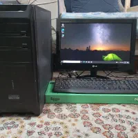 کامپیوتر ddr4با مانیتور 19سامسونگ