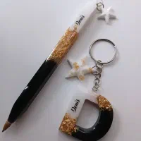 دسته گل پول، دسته کلید و گردنبند رزینی
