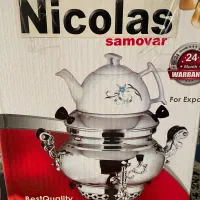 سماور کاملا نو با جعبه ۶ لیتری ، رنگ سیلور