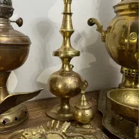 قلیان تمام برنجی/ کلکسیونی/ عتیقه