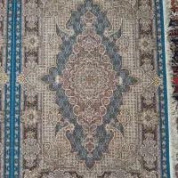 فرش ماهی جفت زرنیم موج مهر 50رج