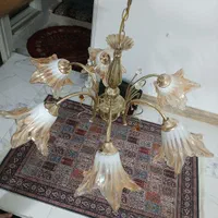 سه عدد لوستر درحد نو با رنگ ثابت|لوستر و چراغ آویز|بروجرد, |دیوار