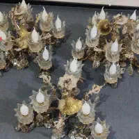 لوستر برنز سنگین ۳عدد