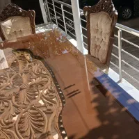 میز ناهار خوری هشت نفره منبت کاری