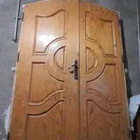 درب چوبی شکیل درب ورودی درب اصلی|مصالح و تجهیزات ساختمان|مزرعه کتول, |دیوار