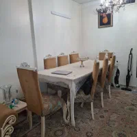 مبل ۷ نفره و ناهارخوری ۸ نفره و دو عدد ویترین|مبلمان خانگی و میز عسلی|تهران, سنگلج (شاپور)|دیوار