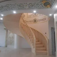 پله چوبی و نرده دوبلکسی|حراج|خمین, |دیوار