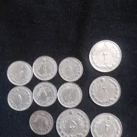سکه  ۱ریالی و دوریالی  و ۵
