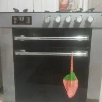 گاز ۵ شعله فرنما کار کرده صفحه شیشه ای