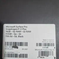 سرفیس پرو 11 آکبند surface pro11 snapdragon x plus