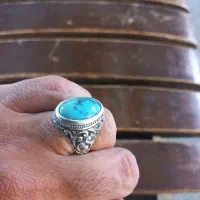 انگشتر قدیمی فیروزه تمیز